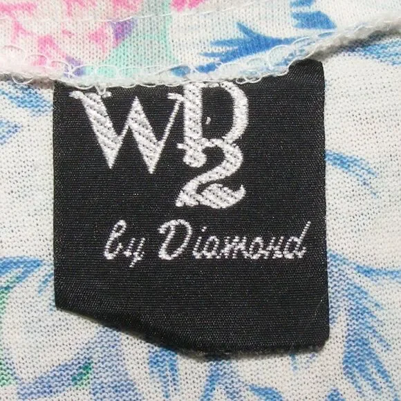 VINTAGE Skater MIni Dress, S, Multicolor Floral, Short sleeves, Square neck - Picture 11 of 13